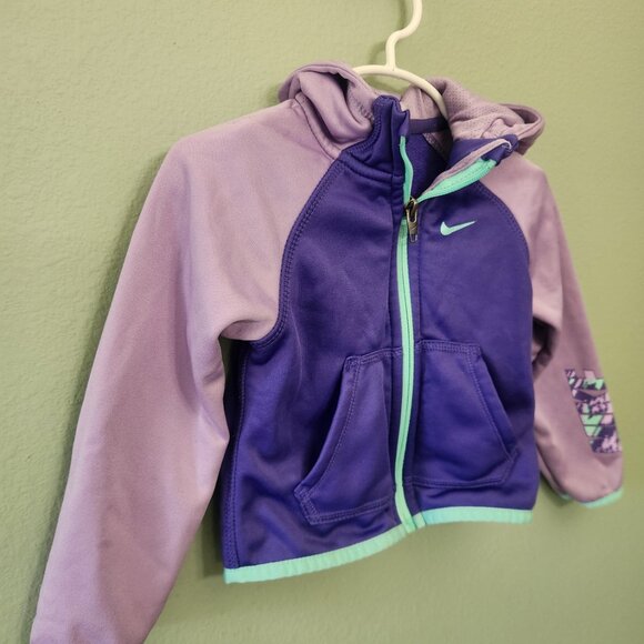 Unisex Toddler Nike Dri Fit Long Sleeve Hooded Jacket, Size 24M - Picture 6 of 7